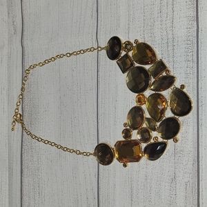 Amber colored necklace